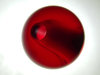 SCHÄFER GLAS SHOP Glaskugel ca. 50 mm mit Durchgangsloch, poliert und rundgeschliffen, rot