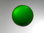 SONDERAKTION Glaskugel ohne Loch, zwischen 18-19 mm, grün
